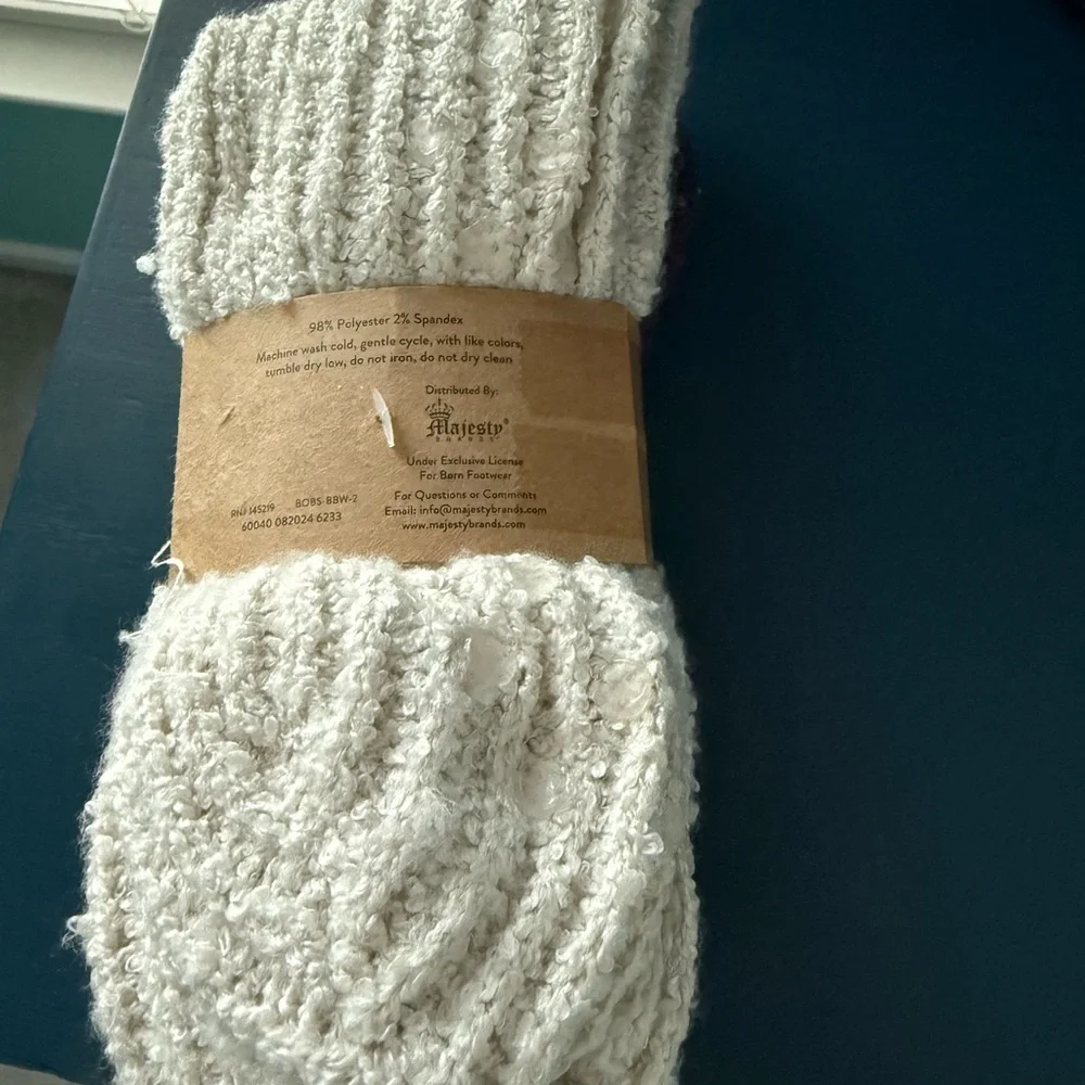 Born 2pk Boot Socks w gripper soles - Picture 2 of 2